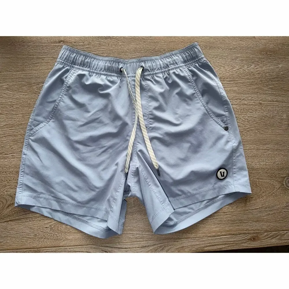 Vuori Men’s Kore Shorts Light Blue 5” Lined Sz XS